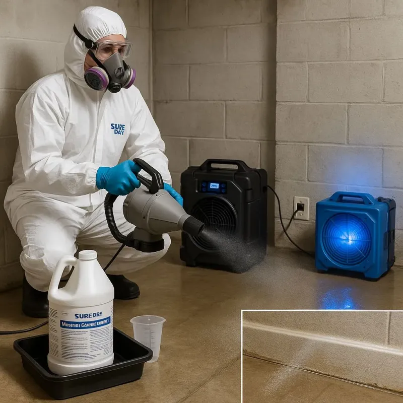 Sanitization and Odor Removal process in Belmont, NY